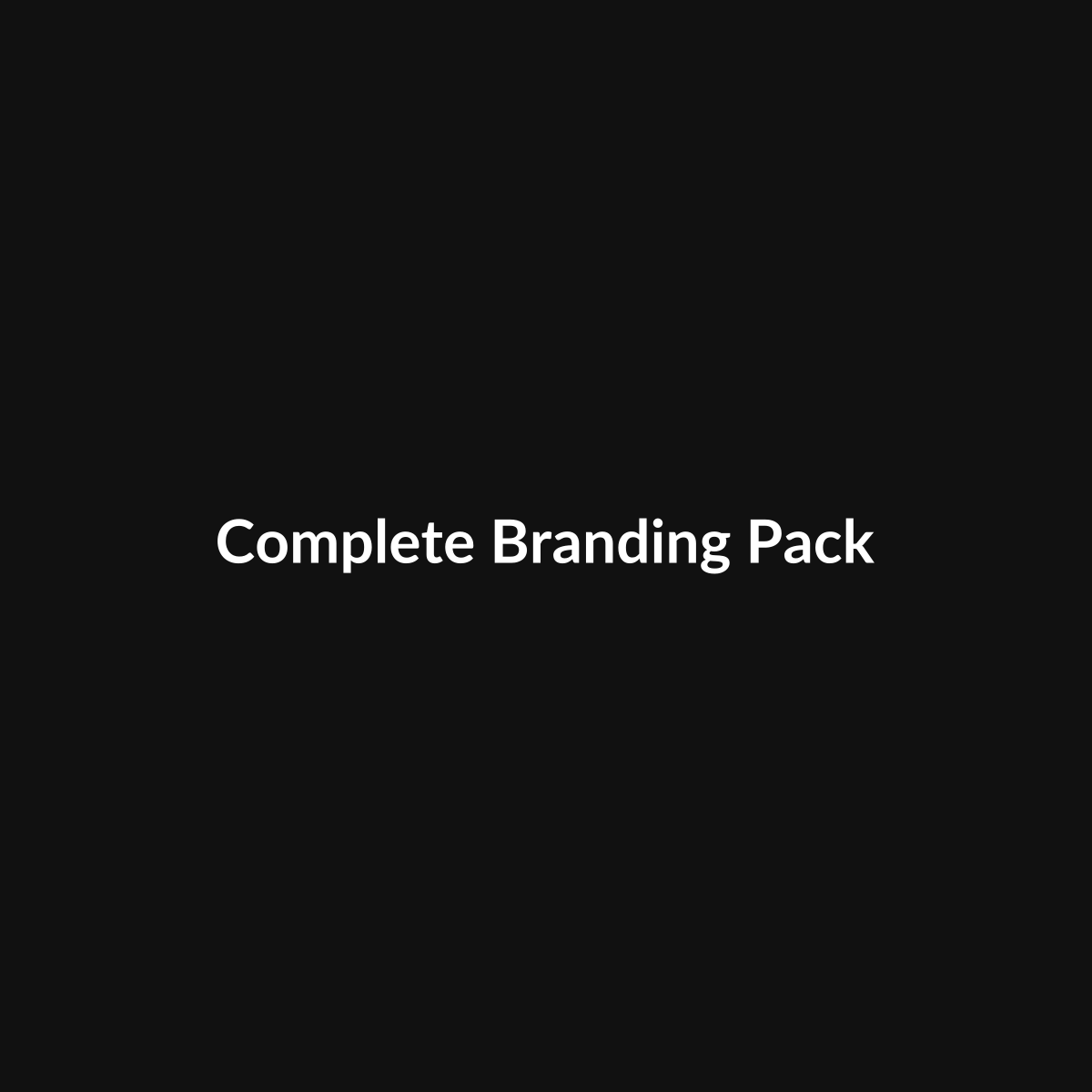 Complete Branding Pack