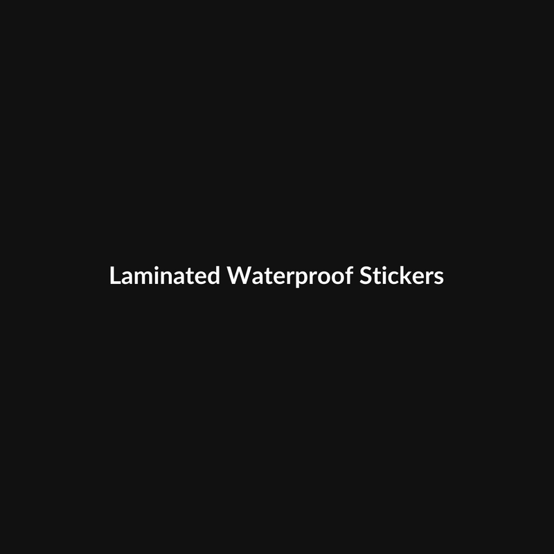 Laminated Waterproof Stickers