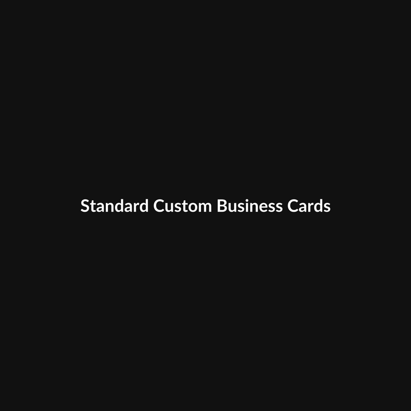 Standard Custom Business Cards